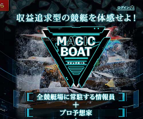 マジックボートという競艇予想サイト(ボートレース予想サイト)の画像