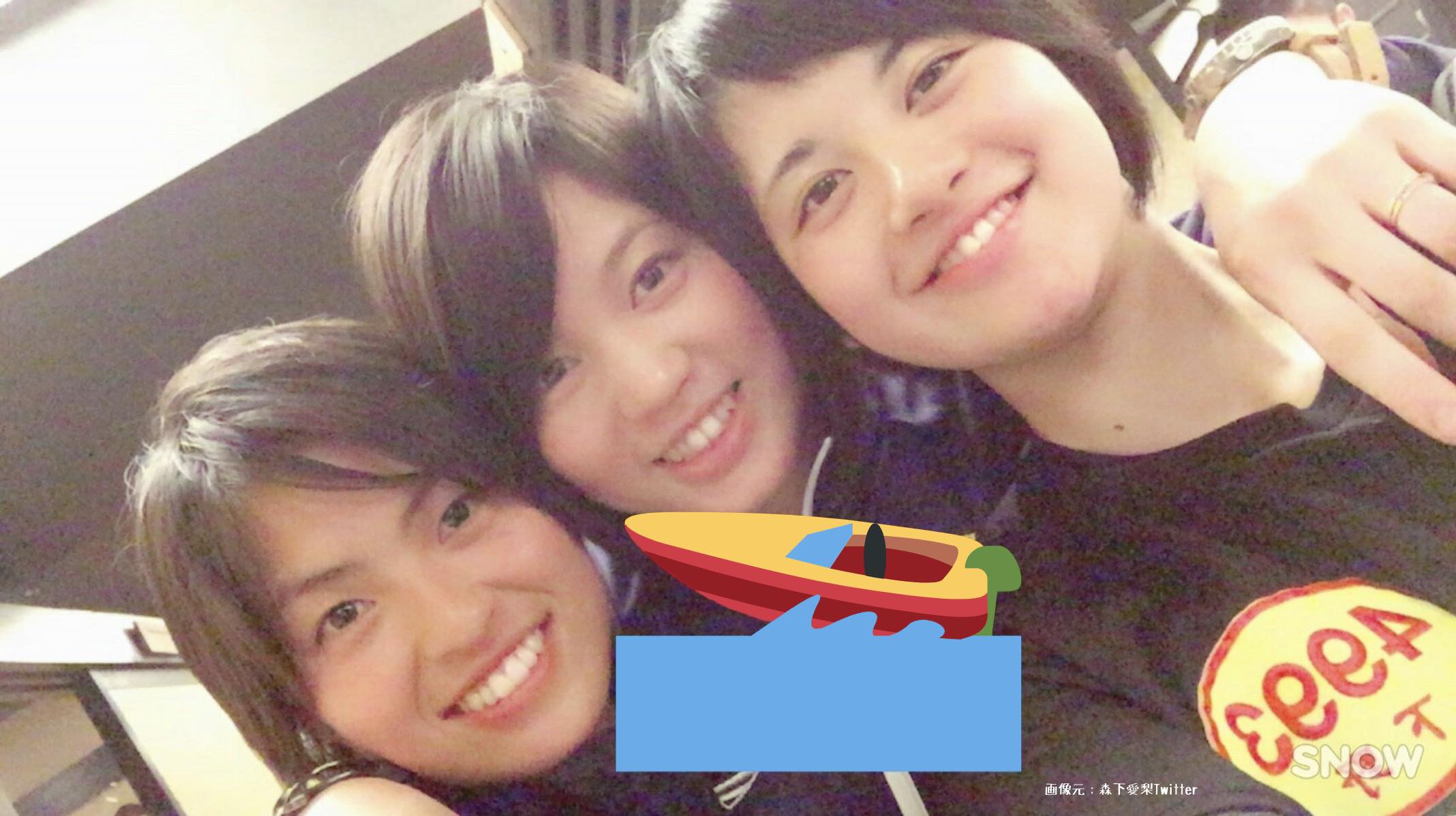 森下愛梨、安井瑞紀、下野京香の3人の競艇女子選手120期同期メンバー